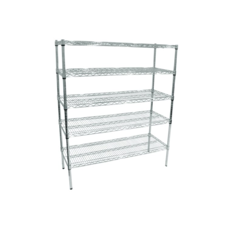Wire Shelving Kit, 5 Shelf 610D x 910W x 1880mmH
