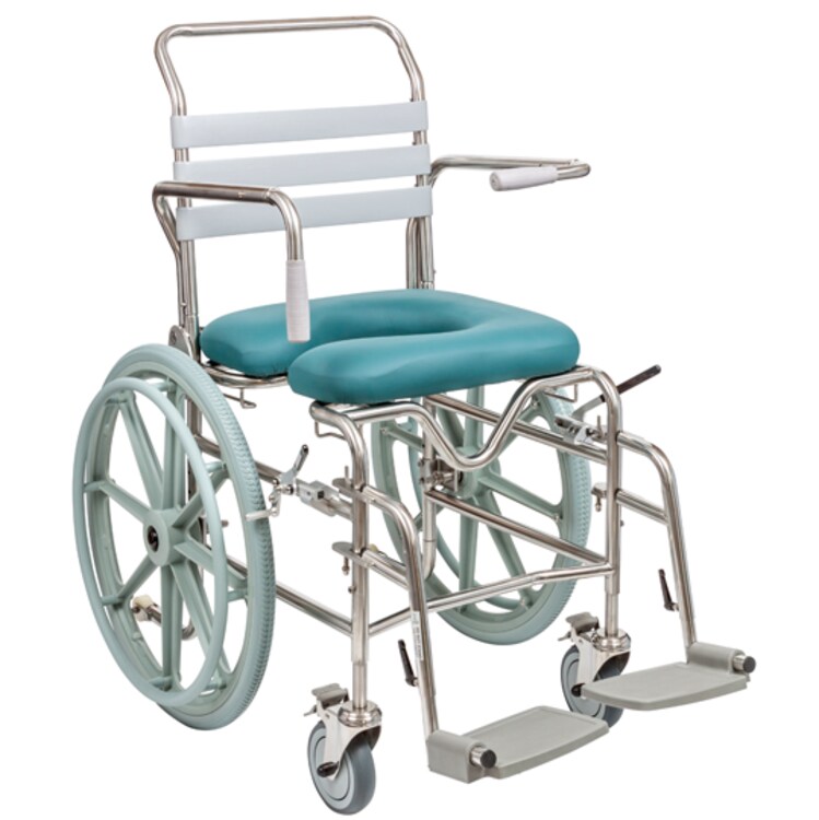 Juvo Self Propelled Shower Commode 460mm Adjustable
