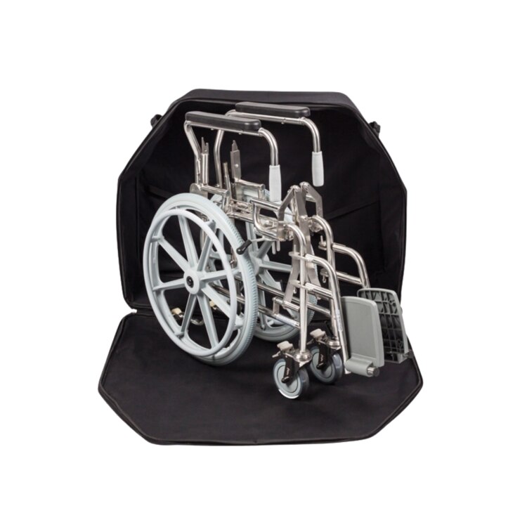 Juvo Attendant Propelled Folding Mobile Shower Commode 510mm